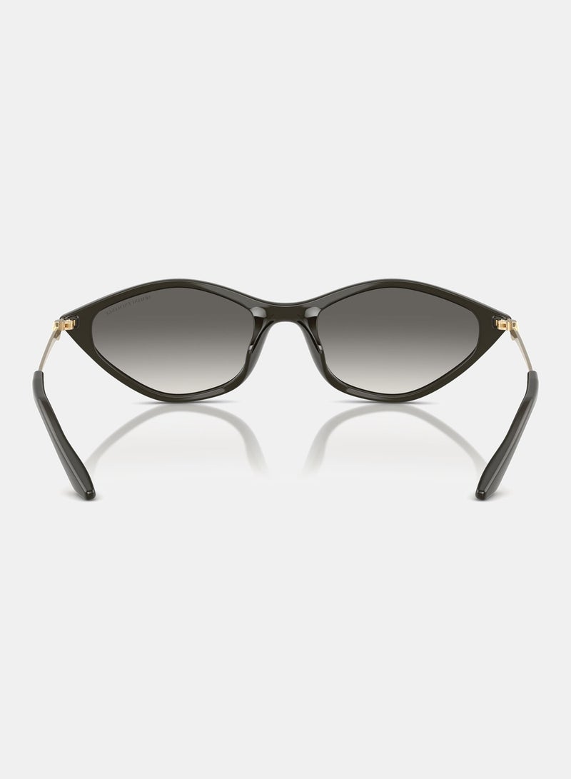 ارماني اكسشينج نظارة شمسية بإطار كامل غير منتظم 4152SU, 55, 8367, 11 - Image 3